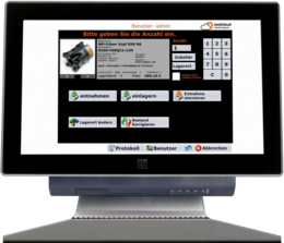 ToolShop system on computer screen